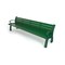 Frog Furnishings Green 8' Heritage Bench with Green Frame PB 8GREGFHER - alternate 1